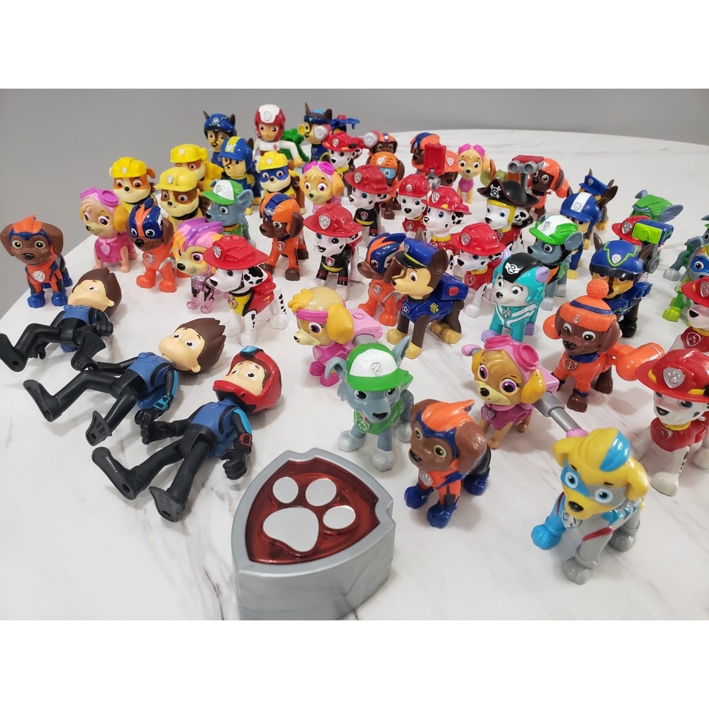 Lot 50 Paw Patrol Figures Rider Chase Marshall Skye Everest Zuma Mixed #3 - Picture 13 of 14